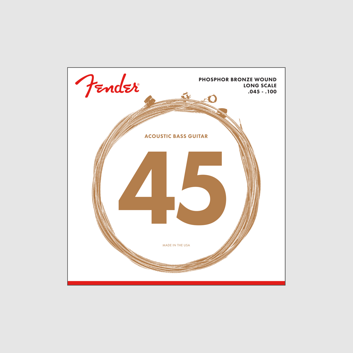 Fender 8060 Baixo Acustico Phosphor Bronze .45-.100